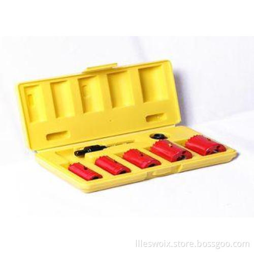 7PC HSS M3 / M42 Stainless Steel Bimetal Hole Saw With Arbo